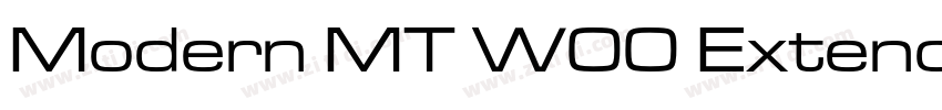Modern MT W00 Extend字体转换